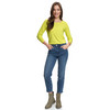 Damen Langarmshirt mit Flammgarn