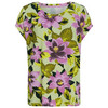 Damen T-Shirt mit Blumen-Print