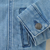 Mädchen Jeansjacke mit Blumen-Stickerei