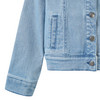 Mädchen Jeansjacke mit Blumen-Stickerei