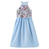 Mädchen Kleid mit Blumen-Stickerei