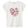 Mädchen T-Shirt mit Blumen-Print