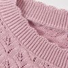 Mädchen Strickjacke mit Ajour-Muster