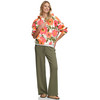 Damen Wide-Leg-Hose aus Modal-Mix