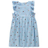 Mädchen Kleid mit Stickerei