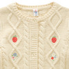 Mädchen Strickjacke mit Stickereien
