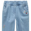Mädchen Jeans mit Stickereien