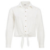 Damen Bluse mit Knotendetail