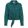 Damen Bluse mit Knotendetail