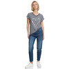 Damen T-Shirt mit Herz-Applikation