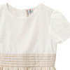Mädchen Kleid mit Leinen