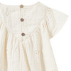 Mädchen Musselinbluse mit Lochstickerei