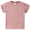 2 Mädchen T-Shirts mit Rüschenärmeln