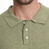 Herren Strick-Poloshirt aus Baumwolle