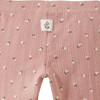 Babylegging met bloemetjes