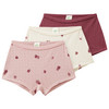 3 Mädchen Pantys aus Bio-Baumwolle
