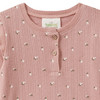 Baby shirt met lange mouwen en bloemetjes