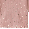 Baby shirt met lange mouwen en bloemetjes