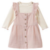 Newborn Set mit Latzkleid und Rippshirt