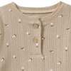 Newborn shirt met lange mouwen en bloemetjes