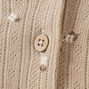 Newborn shirt met lange mouwen en bloemetjes