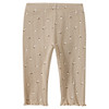 Legging voor newborns met bloemetjes