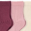 3 Paar Kinder Socken mit Rippstruktur