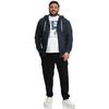 Sweaterjas voor heren in effen kleur