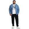 Sweaterjas voor heren in effen kleur