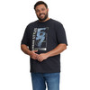 Heren T-shirt met grote print