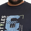 Heren T-shirt met grote print