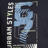 Heren T-shirt met grote print