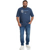 Heren T-shirt met grote print