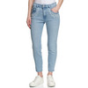 Damen Slim-Jeans mit Used-Waschung