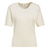 Damen Strickpullover mit Zopfmuster
