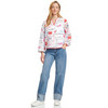 Damen Schlupfbluse mit Stickerei