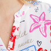 Damesblouse met serafino-hals