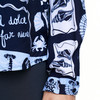 Damesblouse met serafino-hals
