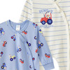 2 Baby Schlafanzüge aus Bio-Baumwolle