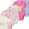 5 Baby Bodys in verschiedenen Dessins