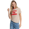 Dames T-shirt met applicatie