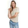 Damen T-Shirt mit Effektgarn