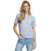 Damen T-Shirt mit Effektgarn