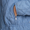 Damen Steppjacke in Denim-Optik