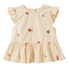 Baby Bluse mit Blumen-Stickerei