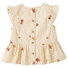 Baby Bluse mit Blumen-Stickerei