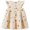 Babyjurk met bloemenstiksels