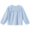 Mädchen Musselin-Bluse mit Rüschen