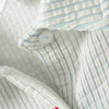 Mädchen Seersucker-Bluse mit Herz-Allover