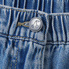 Mädchen Wide-Leg-Jeans mit Beintaschen